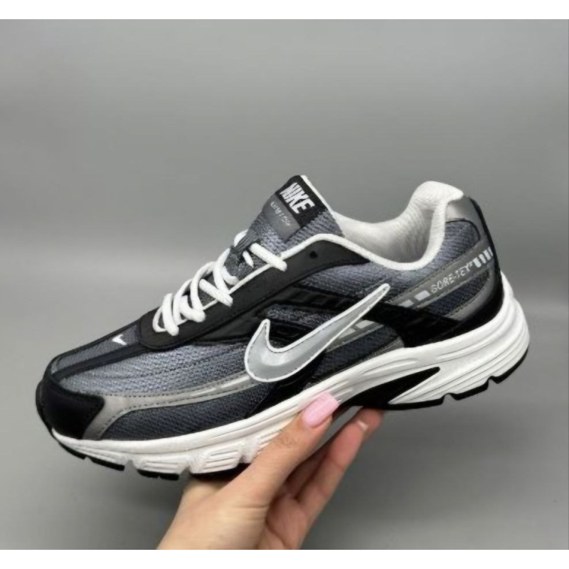 Чоловічі кросівки графіт демісезонні зі шкіряними вставками casual 45