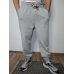 Чоловічі спортивні штани сірі широкі трикотажні текстурні casual 3XL